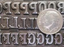 Vintage metal letterpress for sale  Rising Sun