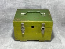 Caja de madera soviética vintage para herramientas y repuestos. caja militar segunda mano  Embacar hacia Mexico