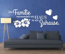 Wandtattoo spruch familie gebraucht kaufen  Wilster