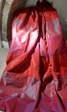 Curtains faux silk for sale  LANCASTER