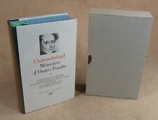 Pleiade chateaubriand memoires d'occasion  Beaurieux