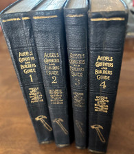 Complete Set of Audels Carpenters and Builders Guide Volumes 1-4, 1st ed. 1923 comprar usado  Enviando para Brazil