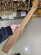 Cabeçote reverso trastes de aço inoxidável braço de guitarra elétrica bordo chama torrada, usado comprar usado  Enviando para Brazil