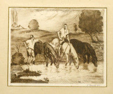 Eau forte 1923 d'occasion  Langres