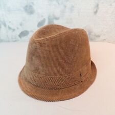 Brown corduroy fedora for sale  Brighton