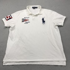 Camisa polo masculina Ralph Lauren 2XL regata branca personalizada iate clube pônei grande comprar usado Camisa polo masculina Ralph Lauren 2XL regata branca personalizada iate clube pônei grande comprar usado  Enviando para Brazil