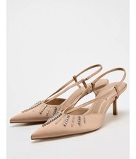Zara rhinestone heels for sale  BARKING