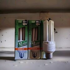 3 pezzi OSRAM LAMPADINA FLUORESCENTE E27 20W LONGLIFE DULUX, używany na sprzedaż  Wysyłka do Poland
