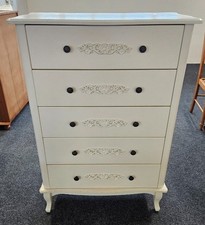 White chest drawers for sale  FAREHAM