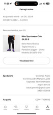Pantaloni jogger nike usato  Napoli