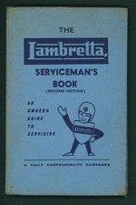 Lambretta serviceman book for sale  UK