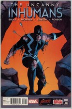 Copertina uncanny inhumans usato  Messina