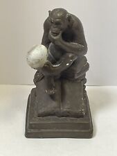 monkey darwin thinker statue for sale  Long Valley