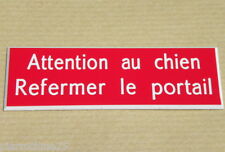 Plaque gravée attention d'occasion  Rougemont