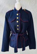 Usado, Jaqueta utilitária Banana Republic x Olivia Palermo azul marinho estilo militar tamanho GG comprar usado  Enviando para Brazil