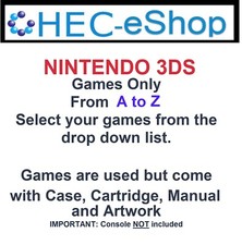 Nintendo 3ds games for sale  GRANTHAM
