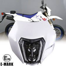 Carenagem branca farol LED para SUZUKI DR-Z400 E/S/SM DRZ400SM DRZ400S DRZ400E, usado comprar usado  Enviando para Brazil