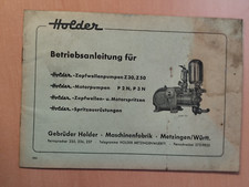 Holder betriebsanleitung zapfw gebraucht kaufen  Spraitbach