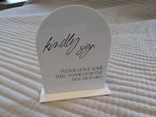 Guestbook table sign for sale  Lansdale
