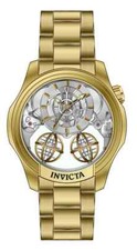 NOVO RELÓGIO INVICTA 48900 SPECIALTY DUPLO EIXO ESQUELETO AÇO OURO QUARTZO 46MM comprar usado  Enviando para Brazil