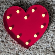 Red metal heart for sale  KENILWORTH