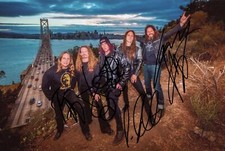 Autógrafos da Banda de Trash Metal Exodus, foto assinada pessoalmente comprar usado  Enviando para Brazil