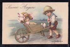 Cartolina sinceri auguri usato  Italia
