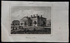 1837 - Departamento de Estado a Washington - grabado antiguo - EE. UU. segunda mano  Embacar hacia Mexico