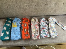 Lote de carters de pijama bebê menino 24 meses 2T lã com zíper footie dorminhoco PJ comprar usado  Enviando para Brazil