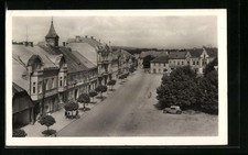 Pocztówka Tyniste nad Orlici, Stalinovo namesti 1956  na sprzedaż  Wysyłka do Poland
