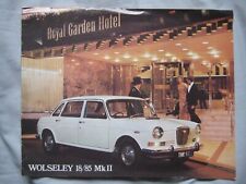 1969 wolseley brochure for sale  DARWEN