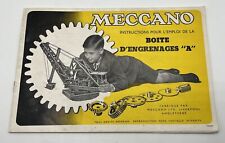 Meccano instructions emploi d'occasion  Loches