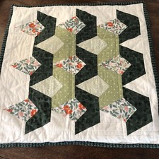 Pair patchwork cushion for sale  HARWICH