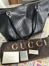 Usado, Bolsa tote Gucci bege interior couro preto comprar usado  Enviando para Brazil