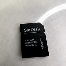 Sandisk adapter microsd for sale  Avon