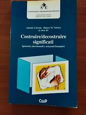Costruire decostruire signific usato  Palermo