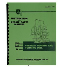 Giddings lewis instruction for sale  Goddard
