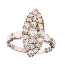 Ring altschliff diamanten gebraucht kaufen  Münster
