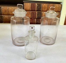 Vintage glass apothecary for sale  WIRRAL