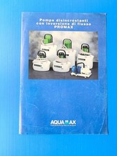 DEPLIANT AQUAMAX TRATTAMENTO DELLE ACQUE POMPE DISINCROSTANTI PROMAX OSIMO comprar usado DEPLIANT AQUAMAX TRATTAMENTO DELLE ACQUE POMPE DISINCROSTANTI PROMAX OSIMO comprar usado  Enviando para Brazil