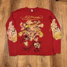 Camisa masculina manga longa vintage Ed Hardy Christian Audigier Y2K tatuagem caveiras comprar usado Camisa masculina manga longa vintage Ed Hardy Christian Audigier Y2K tatuagem caveiras comprar usado  Enviando para Brazil