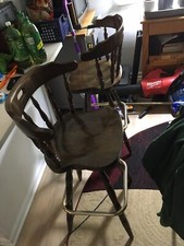 Bar chairs wood for sale  Pasadena