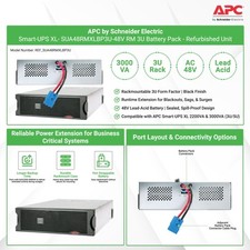 Bateria APC Smart-UPS XL- SUA48RMXLBP3U-48V RM 3U - Unidade recondicionada comprar usado  Enviando para Brazil