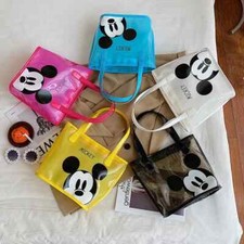 Usado, Bolsa feminina moda Mickey Mouse transparente impermeável cosmética bolsa portátil comprar usado  Enviando para Brazil