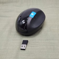 Mouse ergonômico Microsoft Sculpt modelo 1560 preto com dongle USB escritório casa comprar usado  Enviando para Brazil