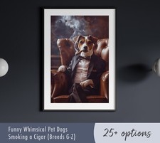 Whimsical dog smoking for sale  ASHBY-DE-LA-ZOUCH