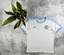 Camiseta Manchester City 2009 2010 2011 branca masculina XL retrô Umbro algodão Jersey comprar usado  Enviando para Brazil