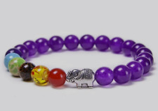 Bracelet améthyste pierre d'occasion  Bordeaux-