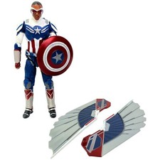 Boneco de ação Marvel Select Capitão América Sam Wilson 7" Falcão Soldado Invernal comprar usado  Enviando para Brazil