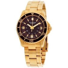 Relógio feminino Victorinox Swiss Army 241614 Maverick ouro marrom aço inoxidável comprar usado  Enviando para Brazil